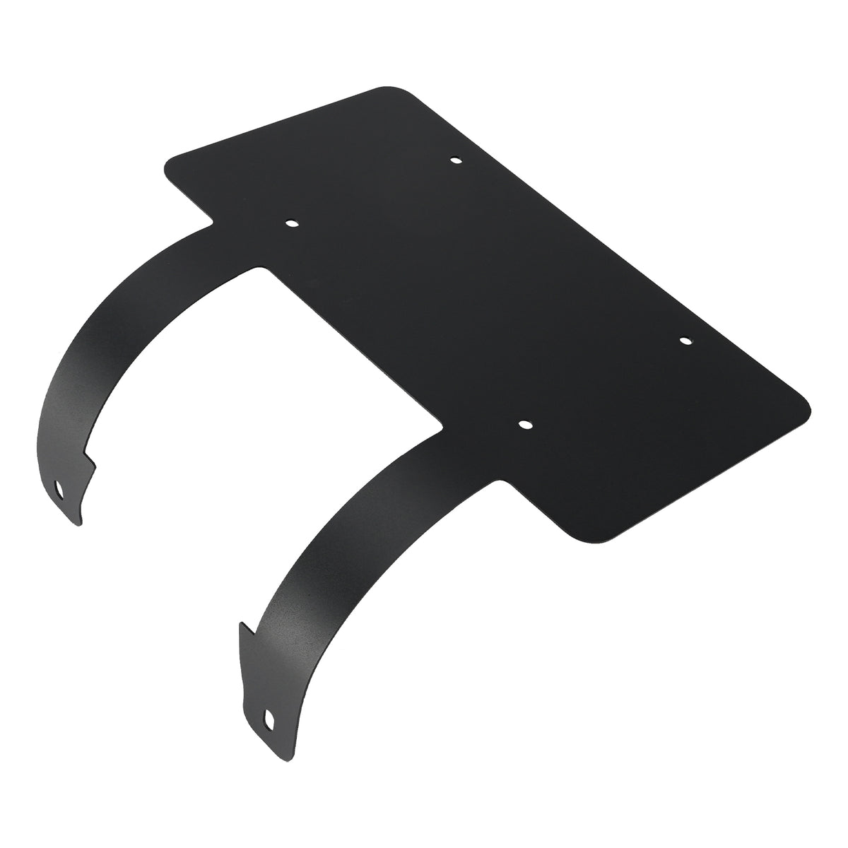 Protège-cerfs camion semi-remorque Support plaque inox Noir