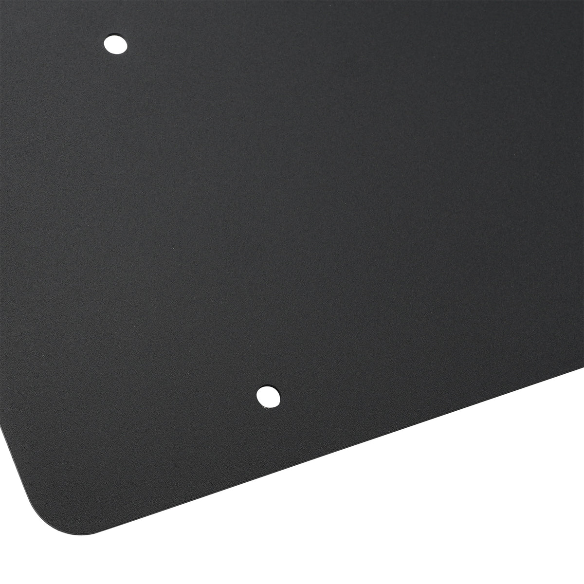 Protège-cerfs camion semi-remorque Support plaque inox Noir