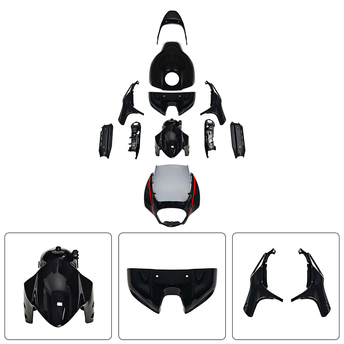 Injektion ABS Plastikkörperverkleidungskit für Yamaha XSR900 2022-2026 002#
