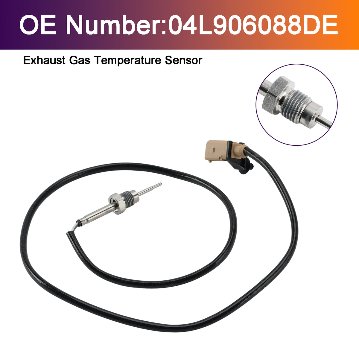 Senzor temperature izpušnih plinov 04L906088DE za VW California Multivan T6