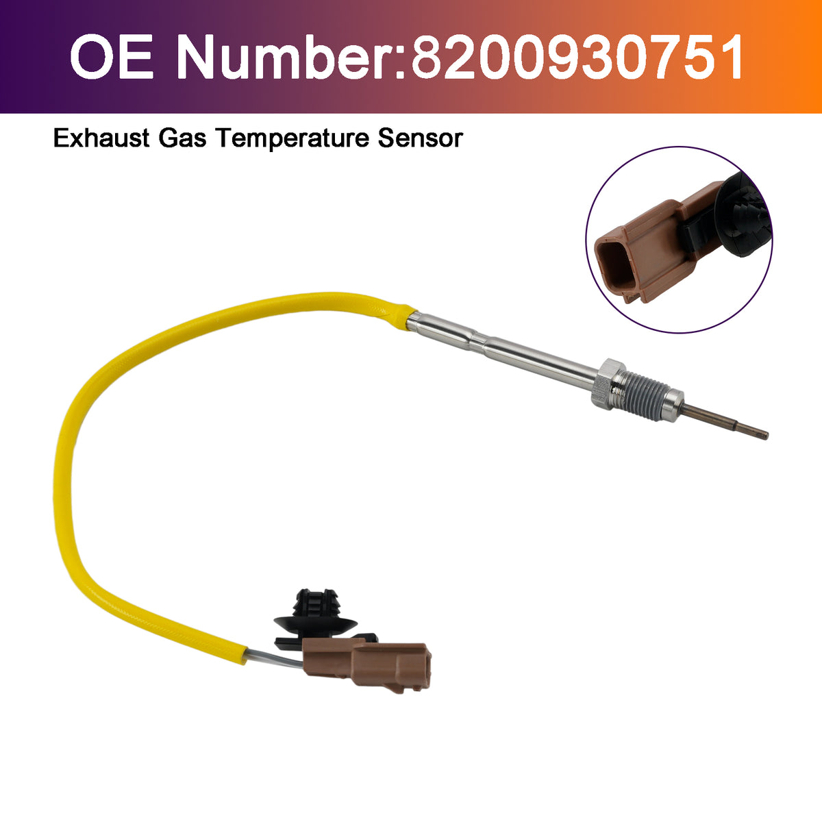 Senzor temperature izpušnih plinov 8200930751 za Renault Trafic II 2.0 2006-
