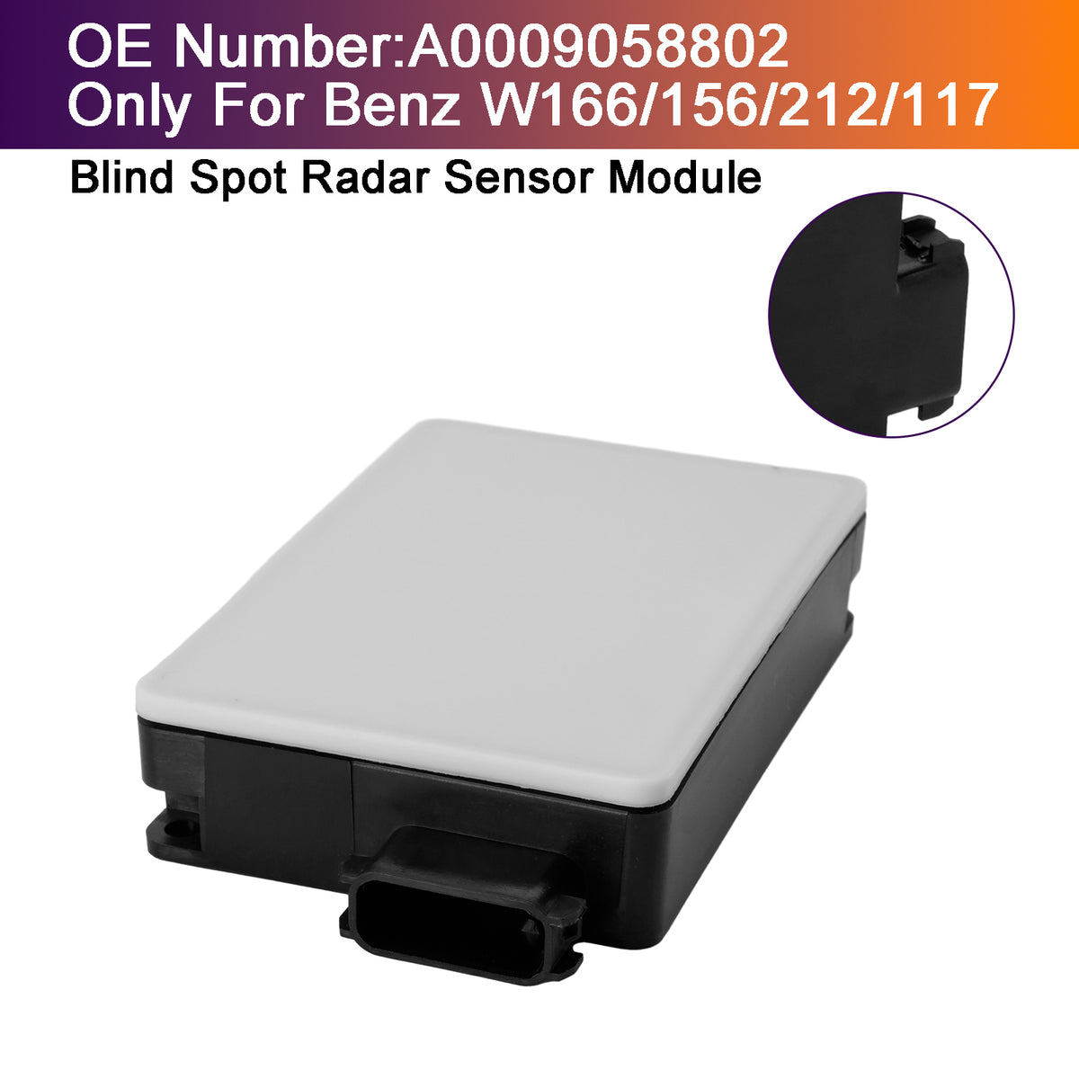 Módulo sensor de radar central trasero A0009058802 para Benz W166/156/212/117