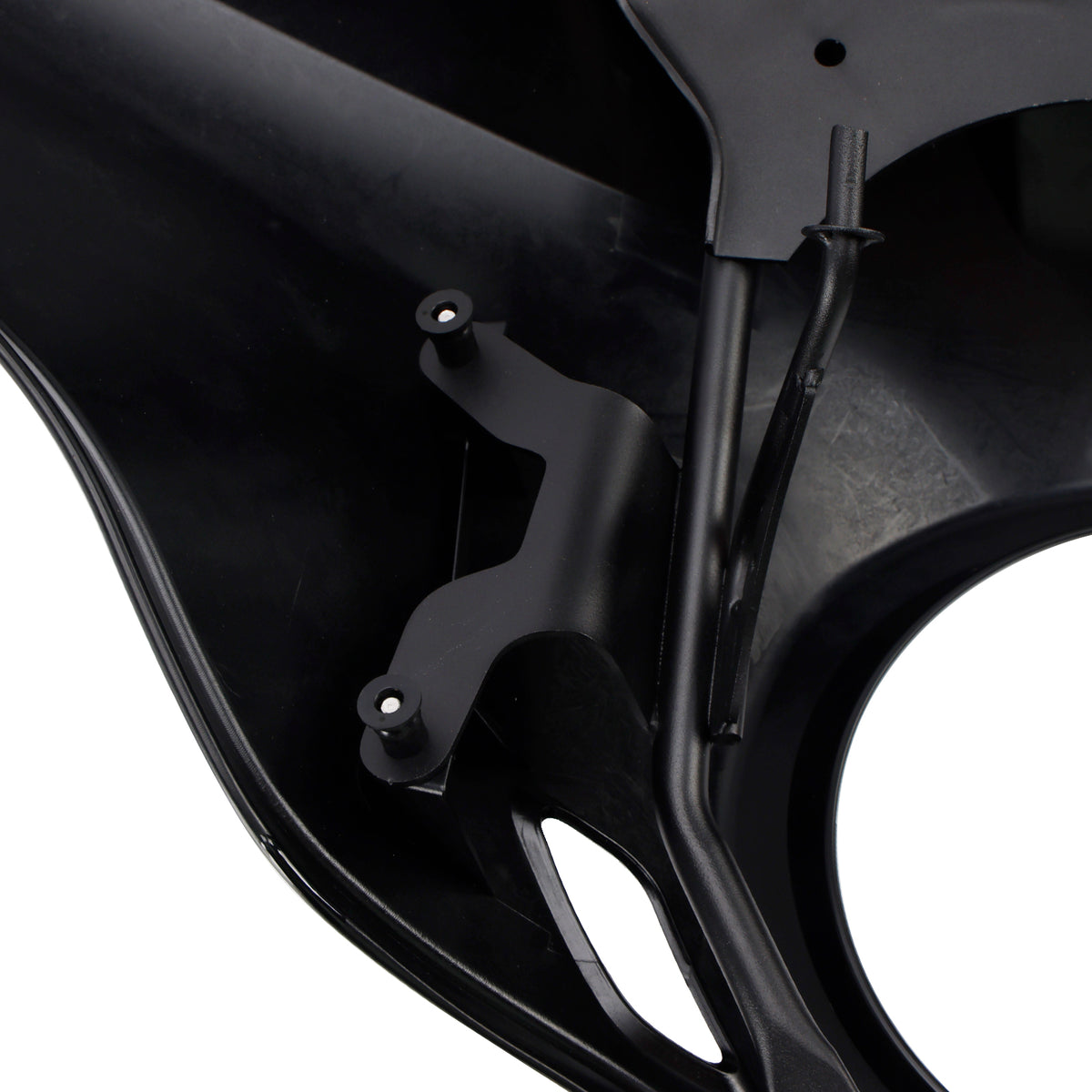 Cupolino parabrezza per HONDA CMX1100 21-24 Nero lucido+Trasparente