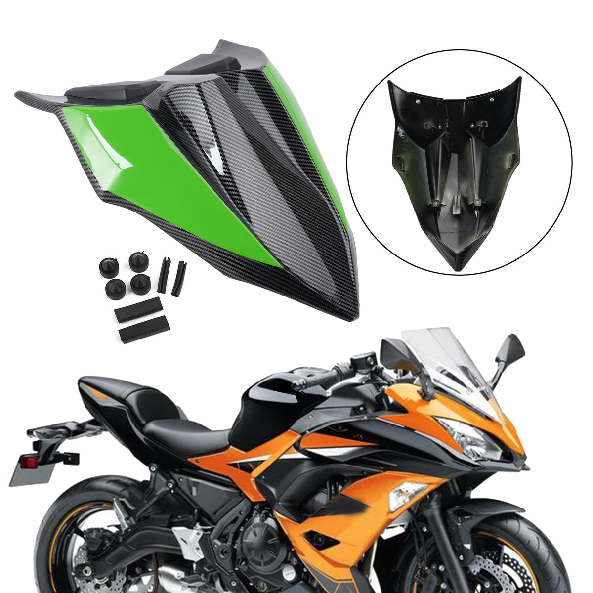 Rücksitzverkleidung Verkleidungsabdeckung für Kawasaki Z650 Ninja 650 ER6F 2017-2026