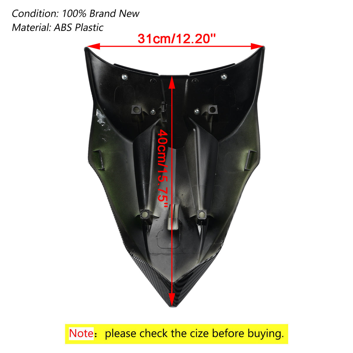 Rücksitzverkleidung Verkleidungsabdeckung für Kawasaki Z650 Ninja 650 ER6F 2017-2026