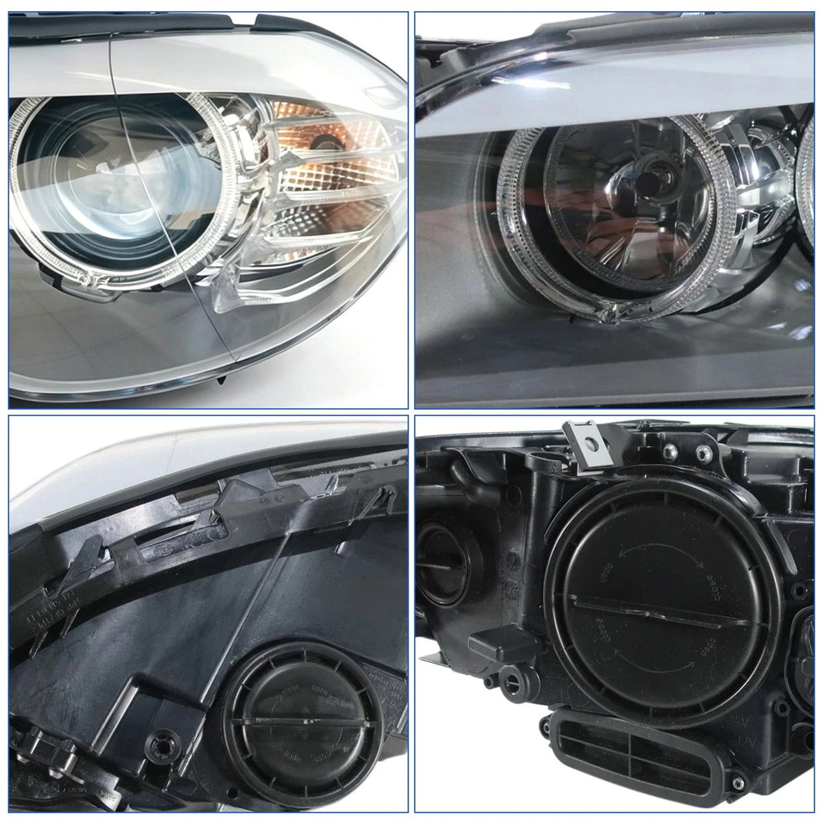 Phare Avant Gauche Halogène Avec LED DRL Pour BMW Série 5 2010-2013