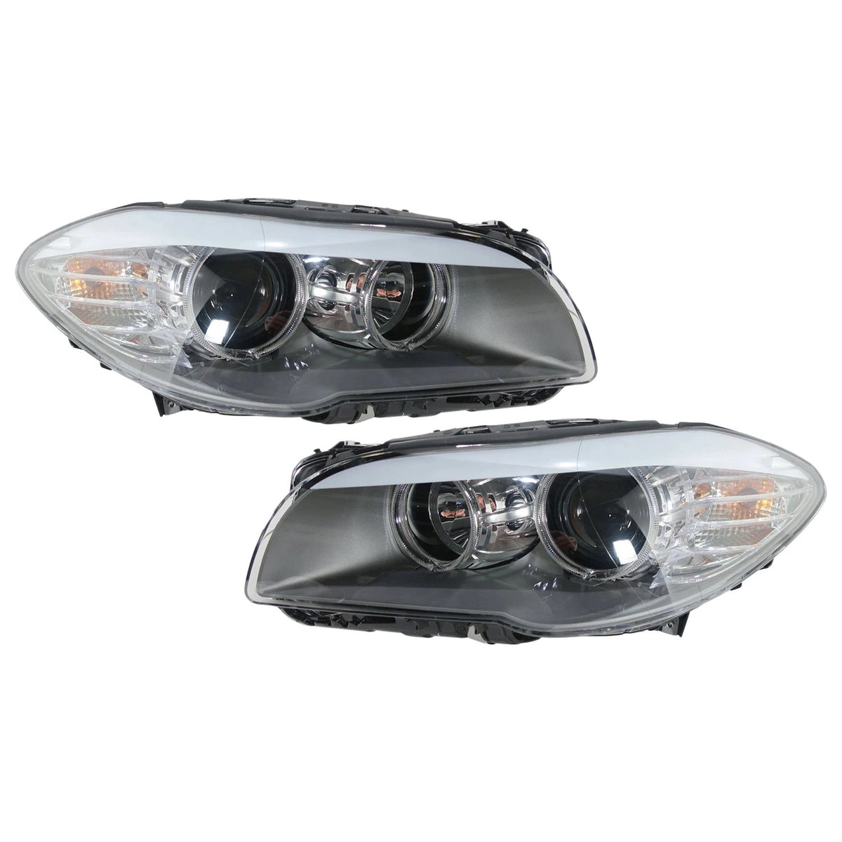 Phare Avant Gauche+Droit Halogène Avec LED DRL Pour BMW Série 5 2010-2013