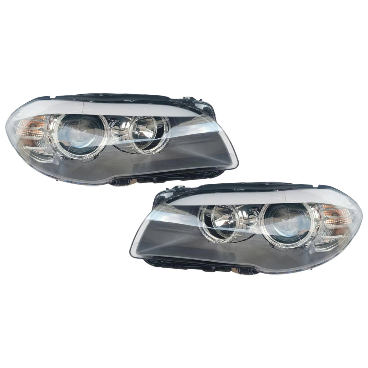 Phare Avant Gauche+Droit Halogène Avec LED DRL Pour BMW Série 5 2010-2013