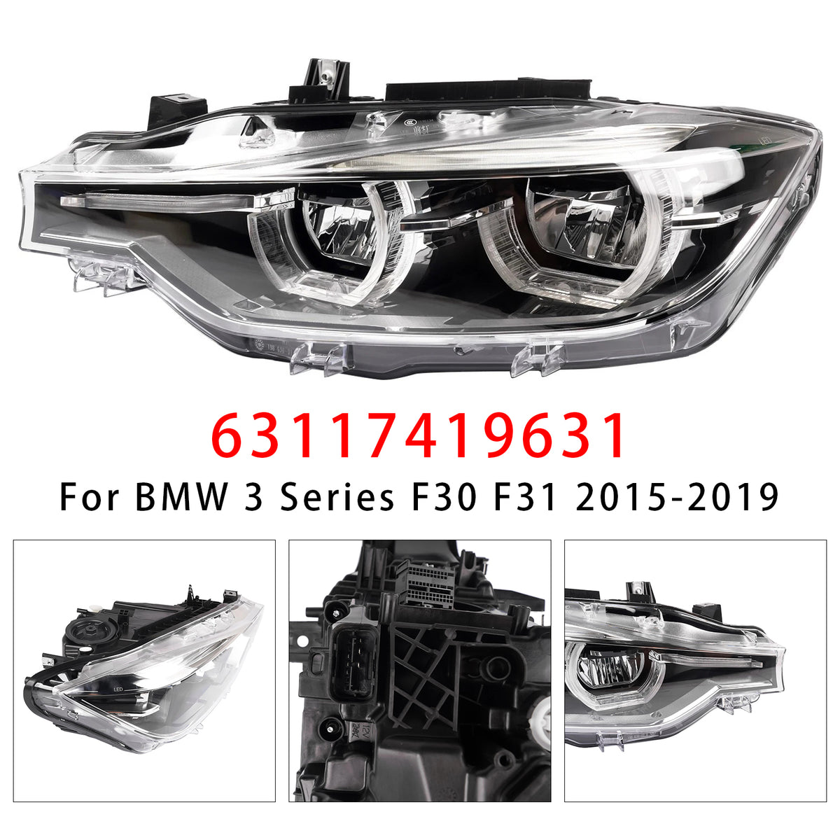 Phare Avant Gauche LED Pour BMW Série 3 2015-2019