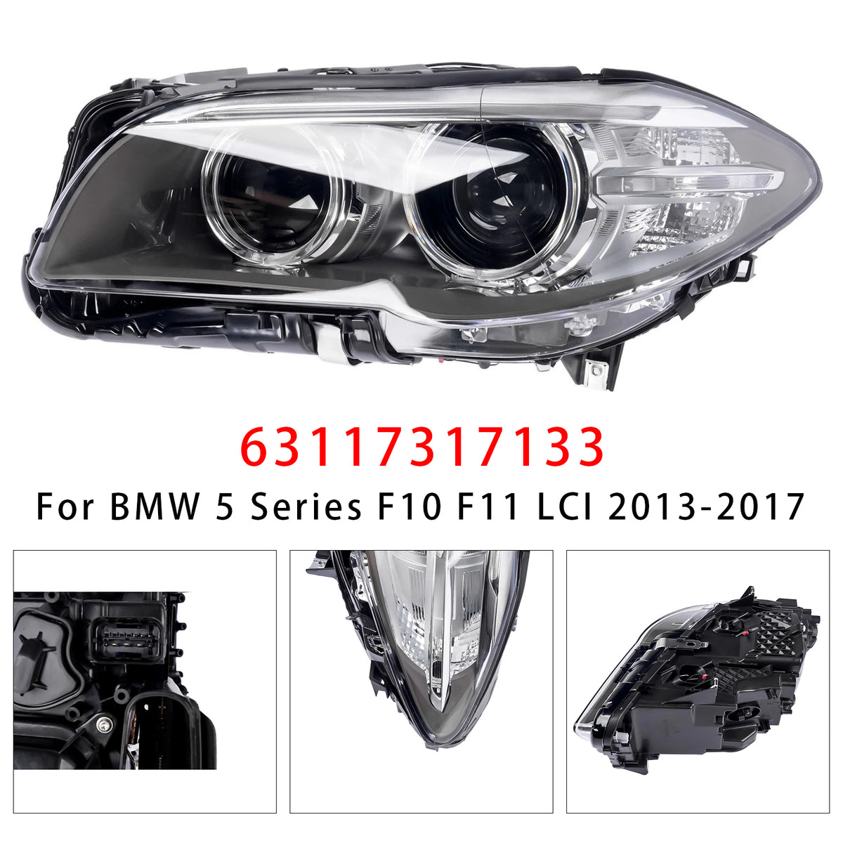 Phare Xenon Gauche Pour BMW Série 5 2013-2017