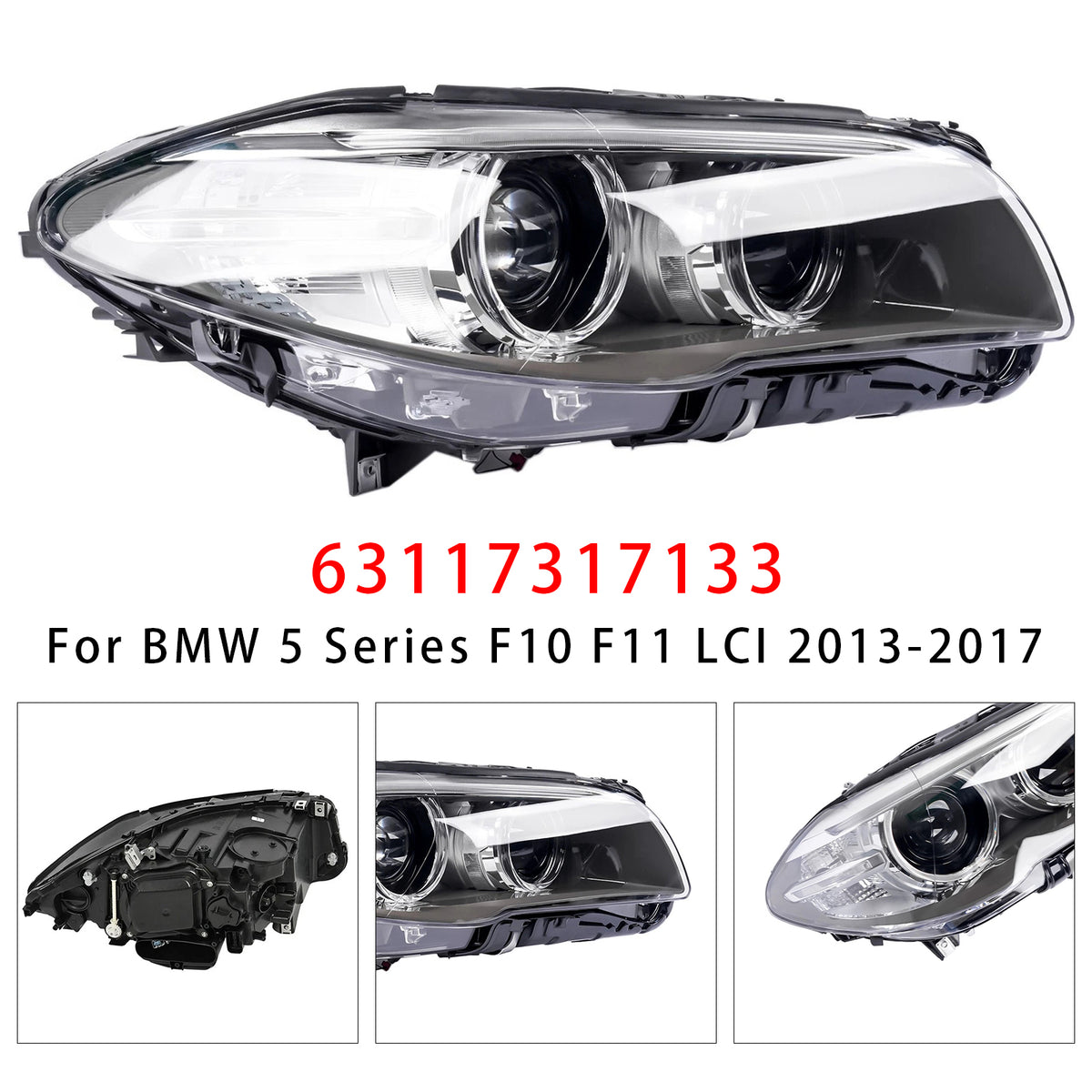 Phare Xenon Droit Pour BMW Série 5 2013-2017