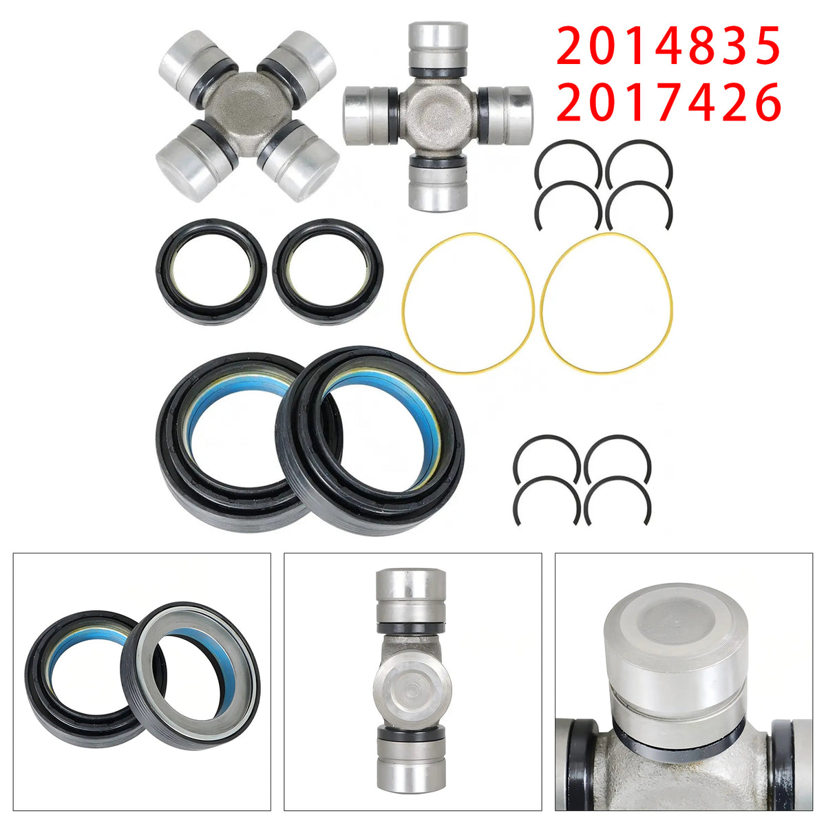 Kit de junta universal y sello del eje delantero 2014835 para Ford F250/F350/F450