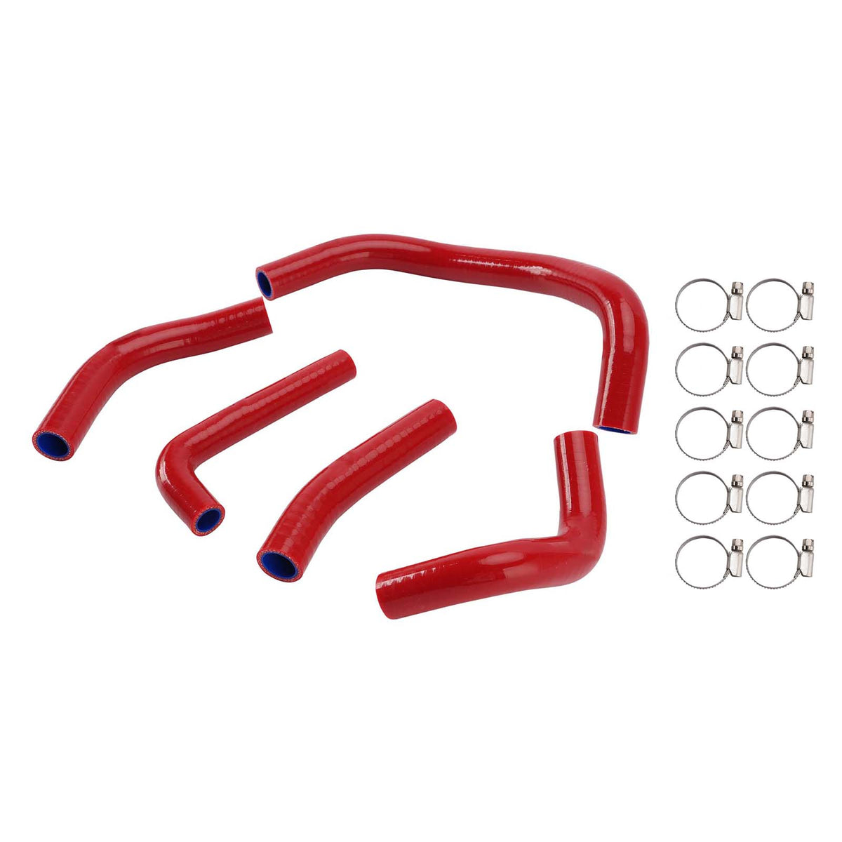 Kit de durites de refroidissement en silicone pour radiateur Honda CB500SF 2026+ Red
