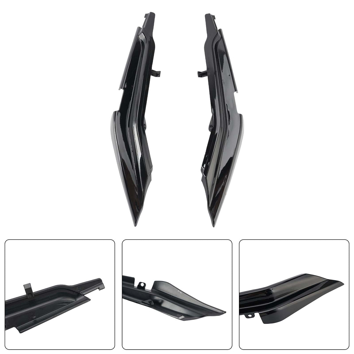 Carénage latéral de selle arrière pour Trident 660 2022-2025 Black
