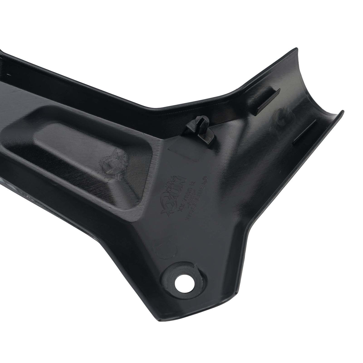 Protección lateral del chasis y carenado para Trident 660 22-25 800 25-27 Negro Mate