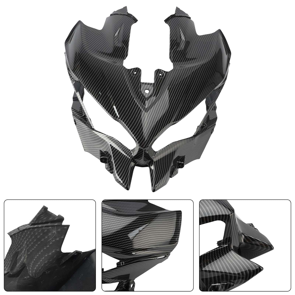 Parabrisas y Carenado Faro para Kawasaki Versys 1000 2019-2024 Carbono