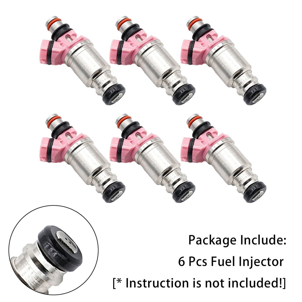 Inyector de combustible 6X para Toyota Landcruiser 4.5L 1FZ-FE 92-95 23250-74080