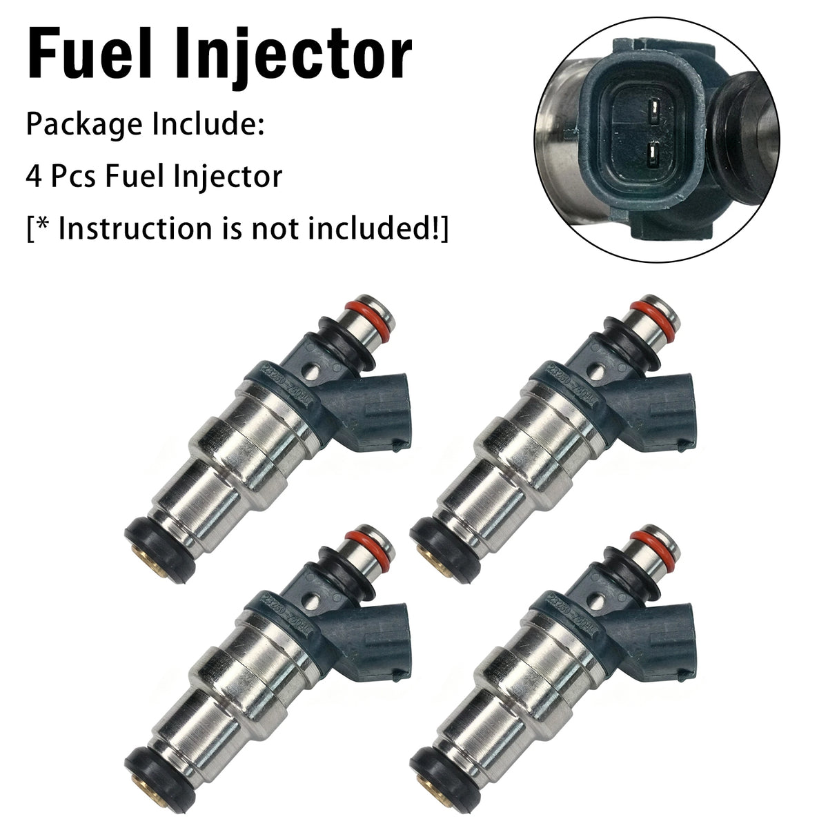 4X inyector de combustible para Toyota Tacoma 2.4L L4 DOHC 1995-2000 23250-75040