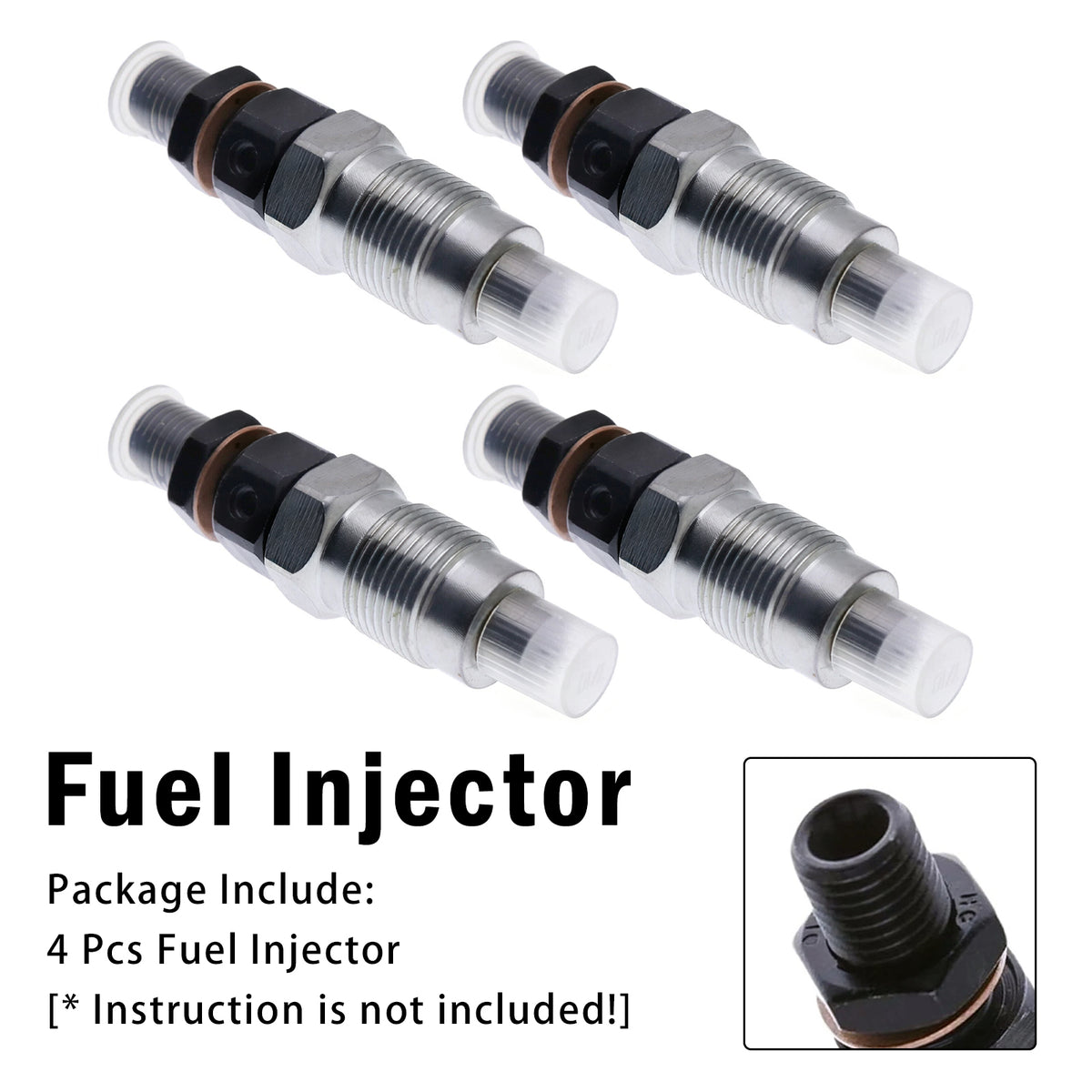 4X Injektor goriva za Toyota Hilux Surf Prado 1KZ-TE 3.0 L 23600-69165