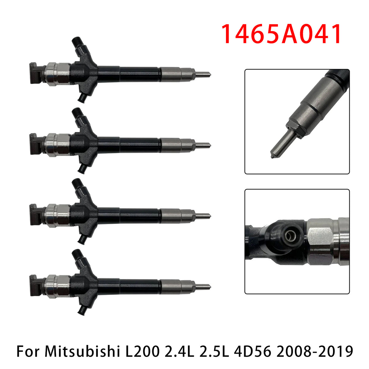 4X Injektor goriva za Mitsubishi L200 2.4L 2.5L 4D56 2008-2019 1465A041
