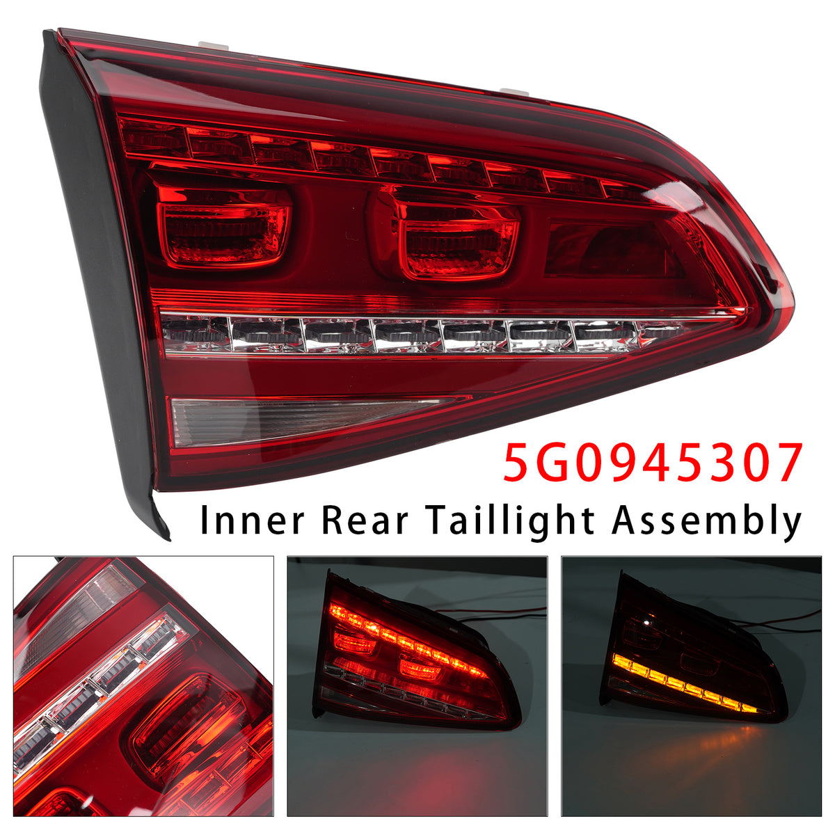 Luz trasera interior izquierda 5G0945307 para VW Golf VII MK7 1.2 TSI 2013-2017