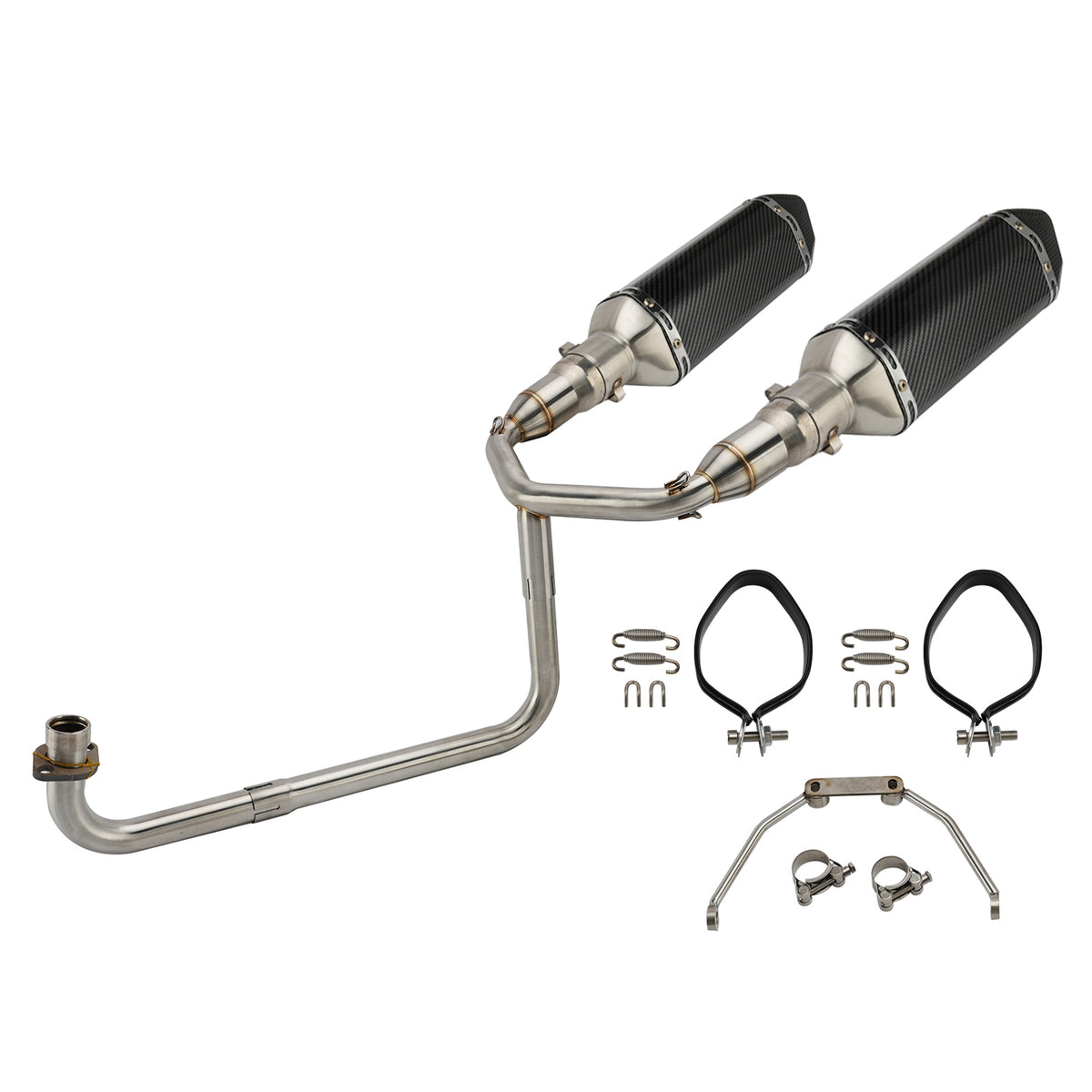 Kit Tuyaux Système D'Échappement Complet Pour Honda Grom Msx 126 2013-2026