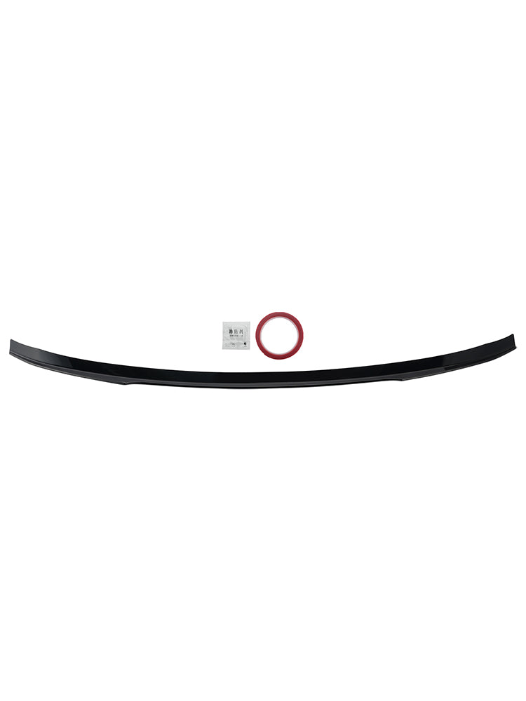 Spoiler arrière noir brillant style V highkick Pour VOLVO S60 Sedan 2019‑2022