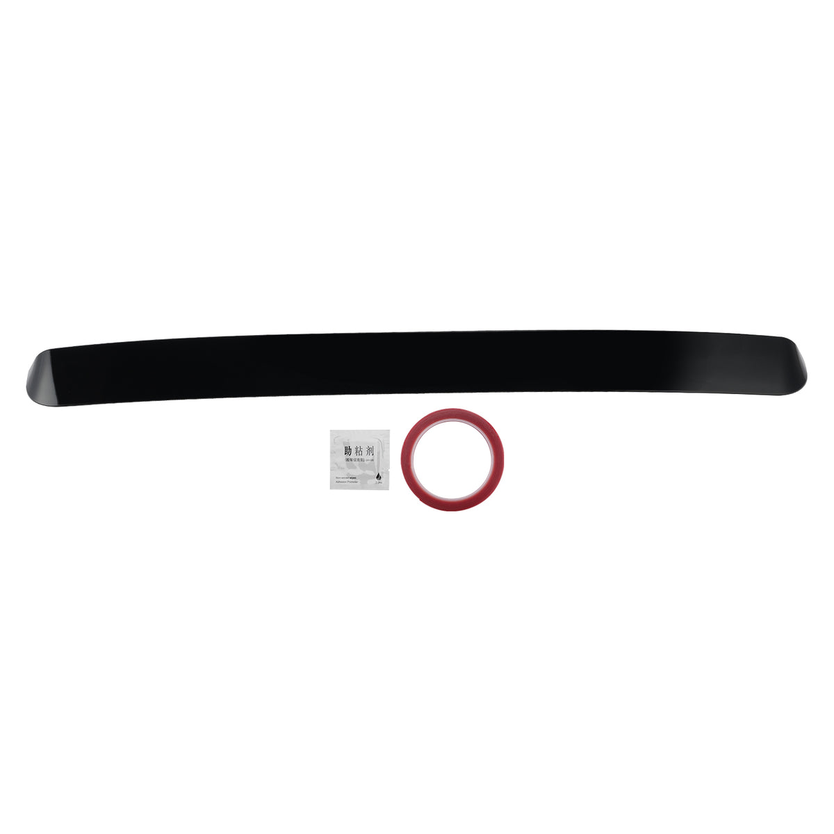 Aileron spoiler de fenêtre de toit noir brillant Pour Kia Forte K3 Sedan 2019‑24