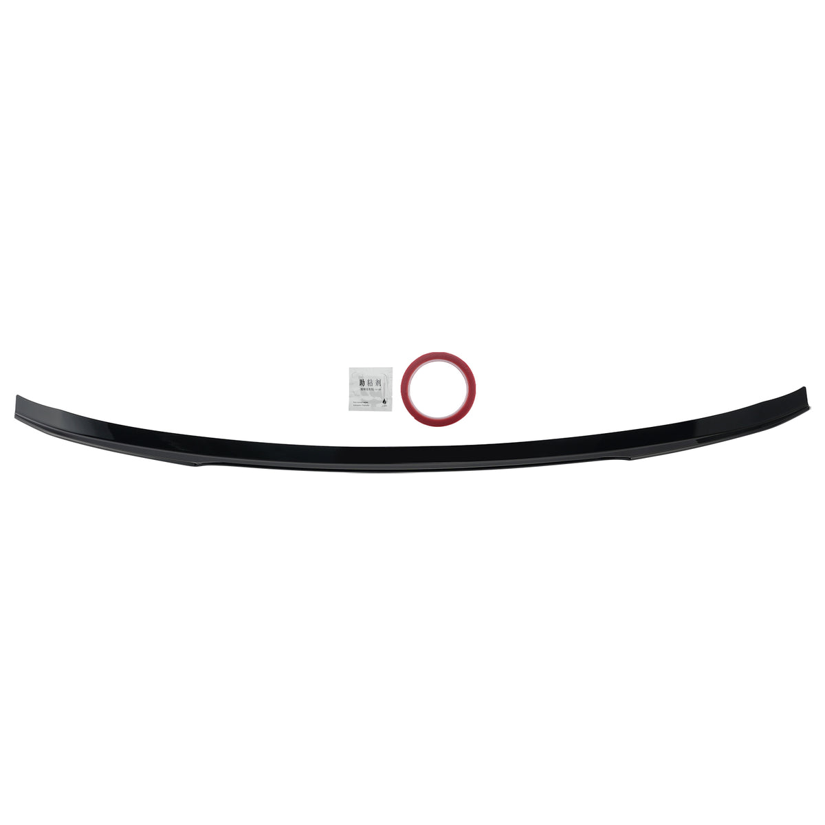 Spoiler arrière noir brillant style V highkick Pour VOLVO S60 Sedan 2019‑2022