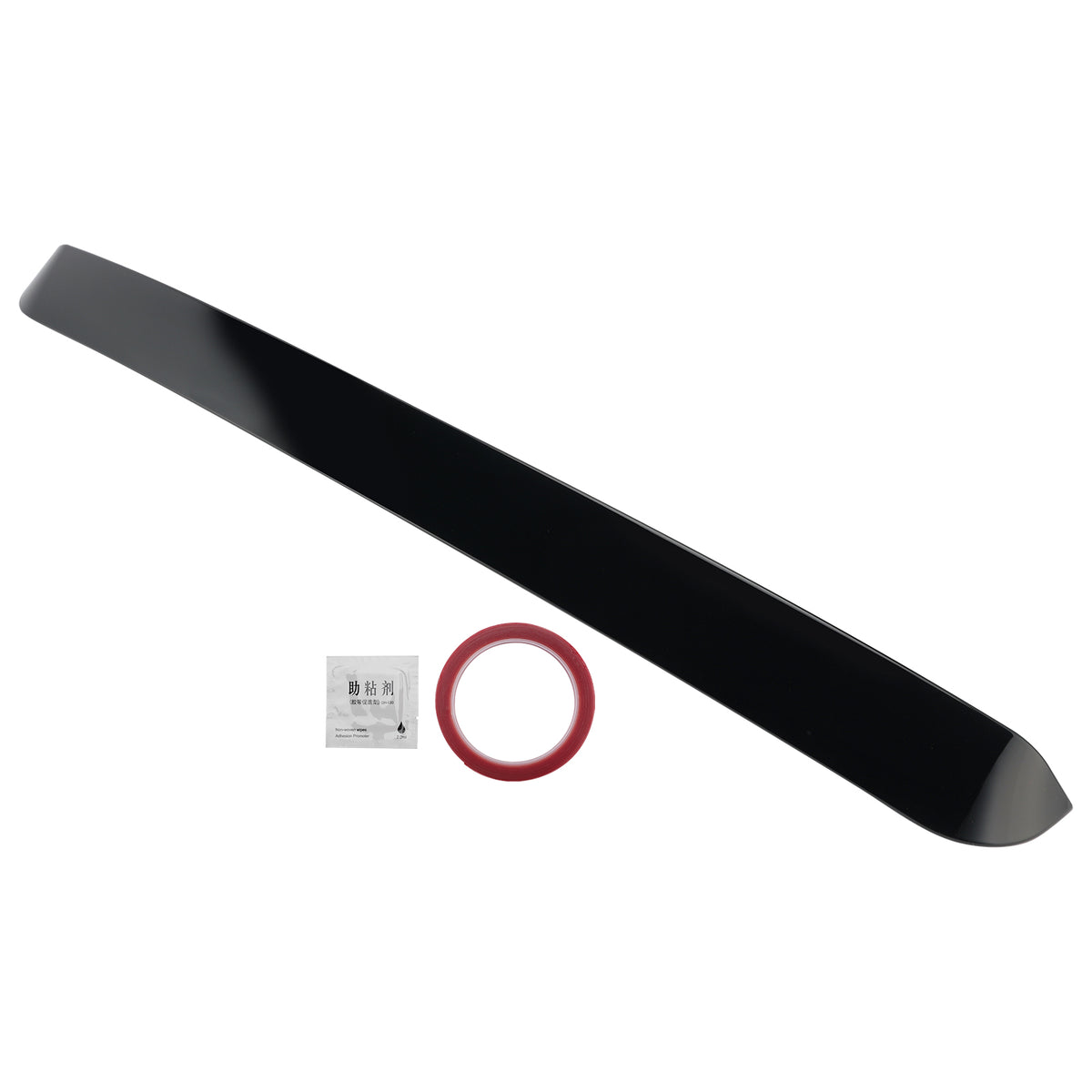 Aileron spoiler de fenêtre de toit noir brillant Pour Kia Forte K3 Sedan 2019‑24