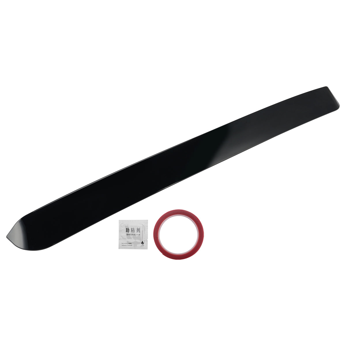 Aileron spoiler de fenêtre de toit noir brillant Pour Kia Forte K3 Sedan 2019‑24