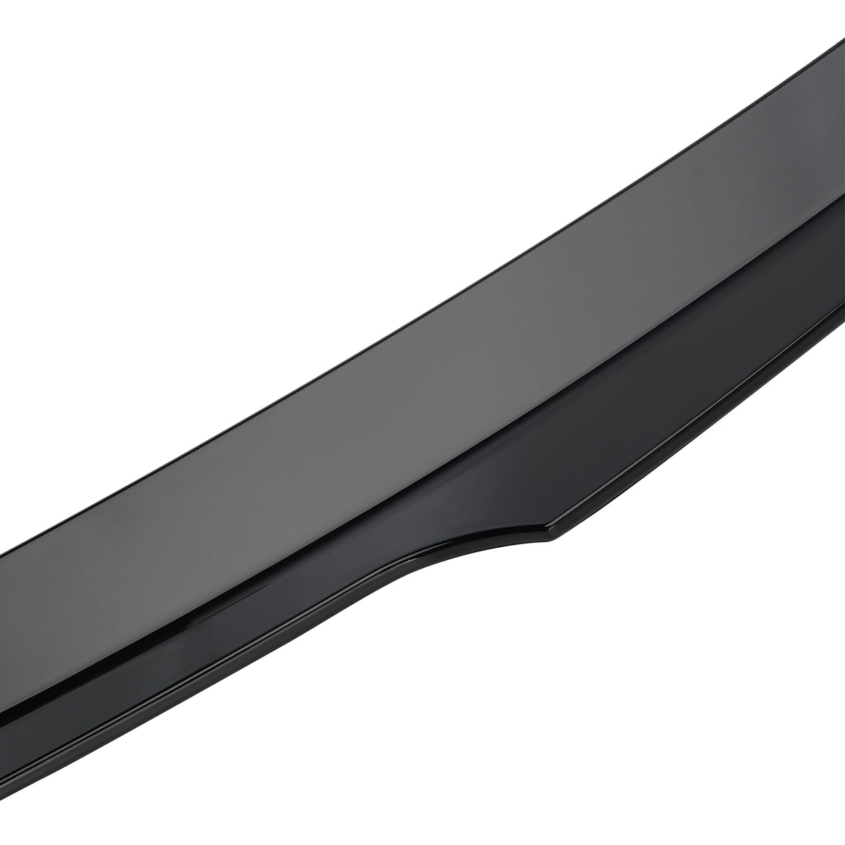 Spoiler arrière noir brillant style V highkick Pour VOLVO S60 Sedan 2019‑2022