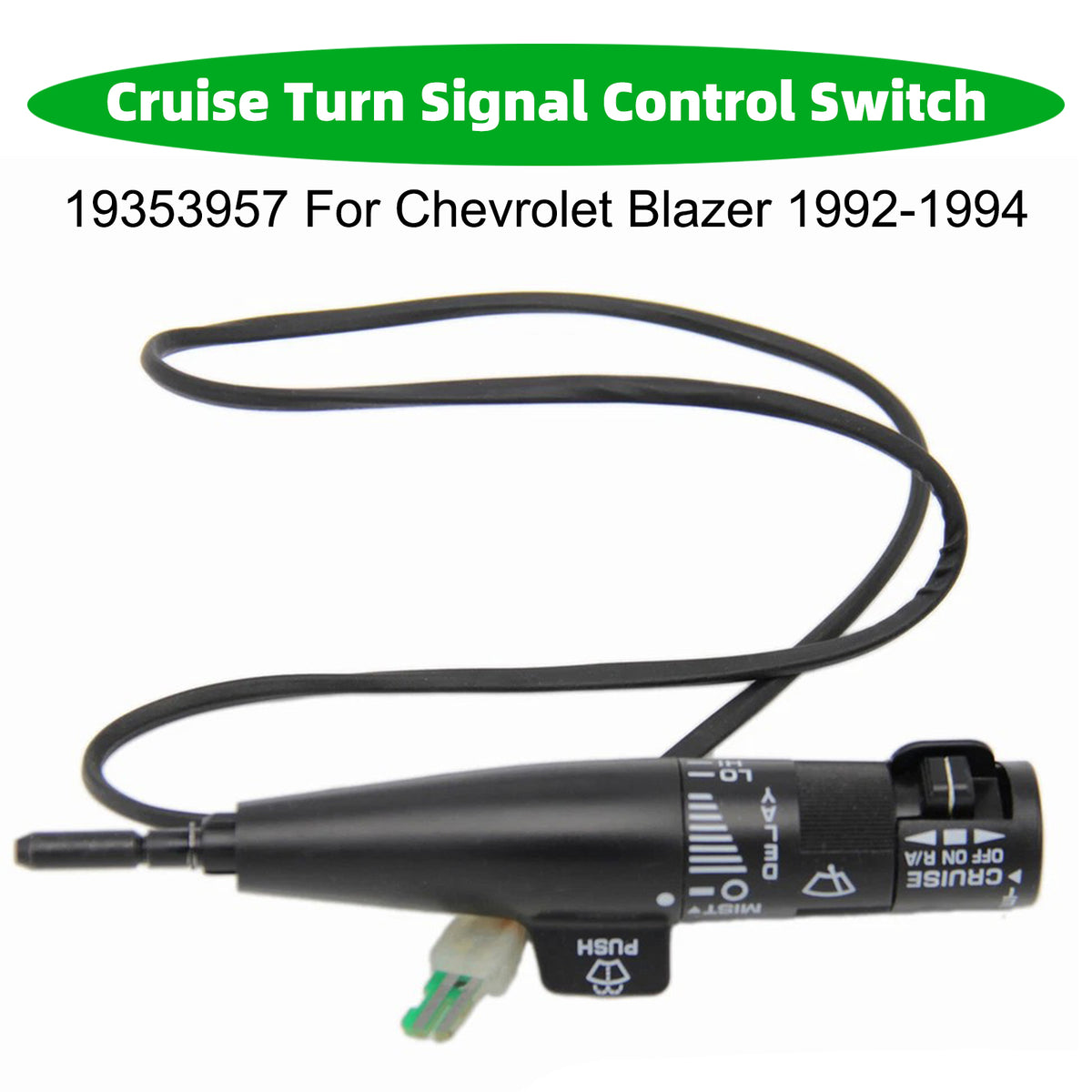 Interruptor combinado de señal de giro y control de crucero 19353957 para Chevrolet Blazer 1992-1994