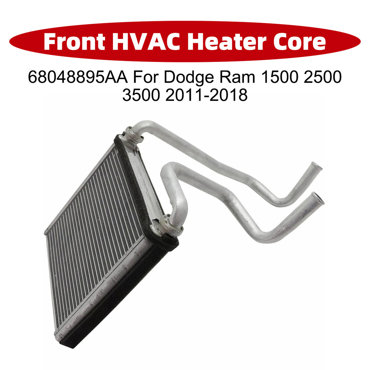 Núcleo del calentador HVAC delantero 68048895AA para Dodge Ram 1500 2500 3500 2011-2018