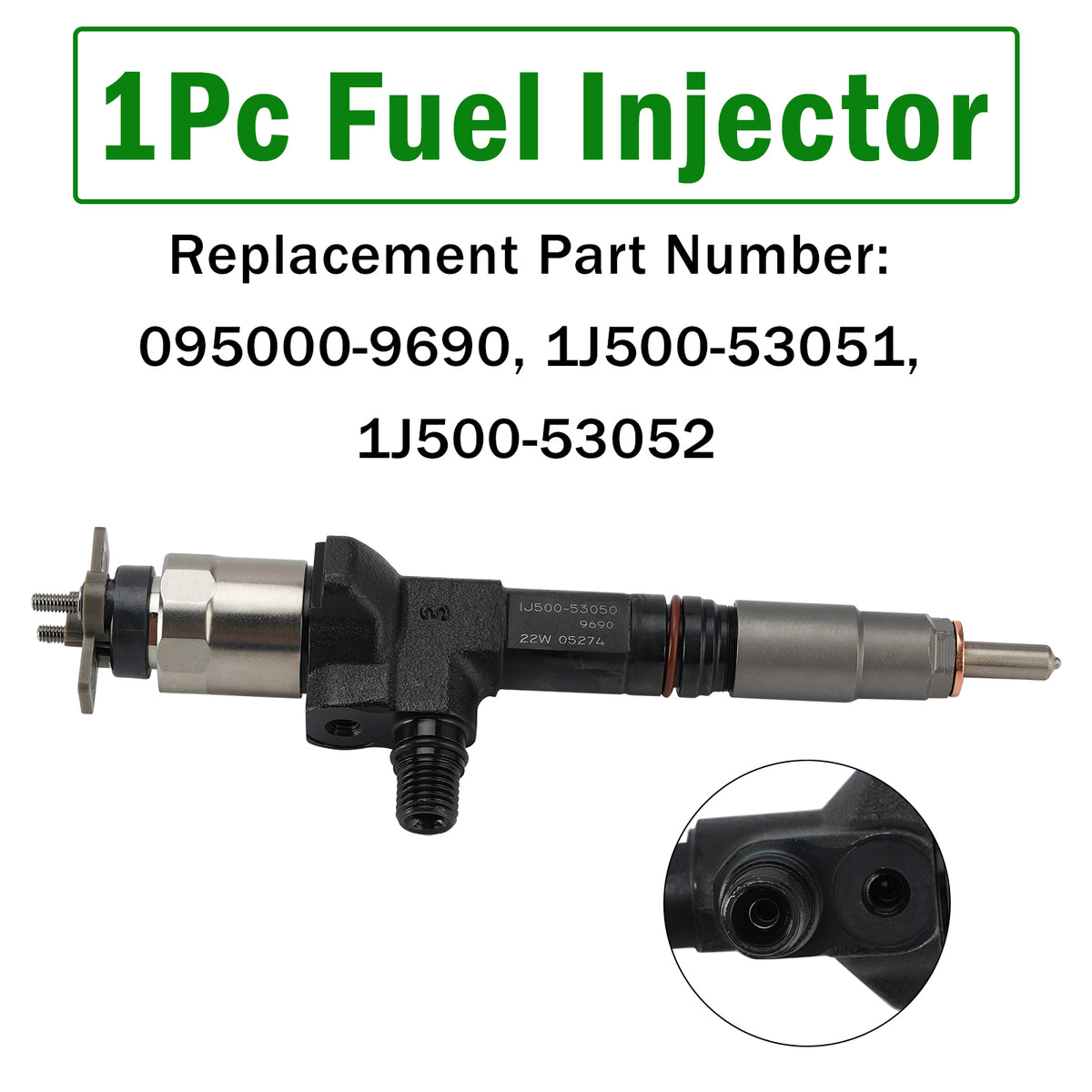 Injecteur De Carburant 095000-9690 1J500-53051 Pour Kubota V3800 V3800T Moteur