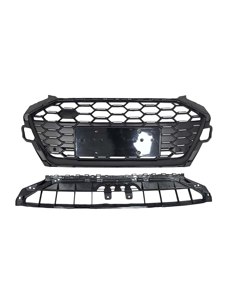 RS4‑Style Front Bumper Grille Grill 8W0853651D Pour Audi A4 S4 B9.5 2020‑2022