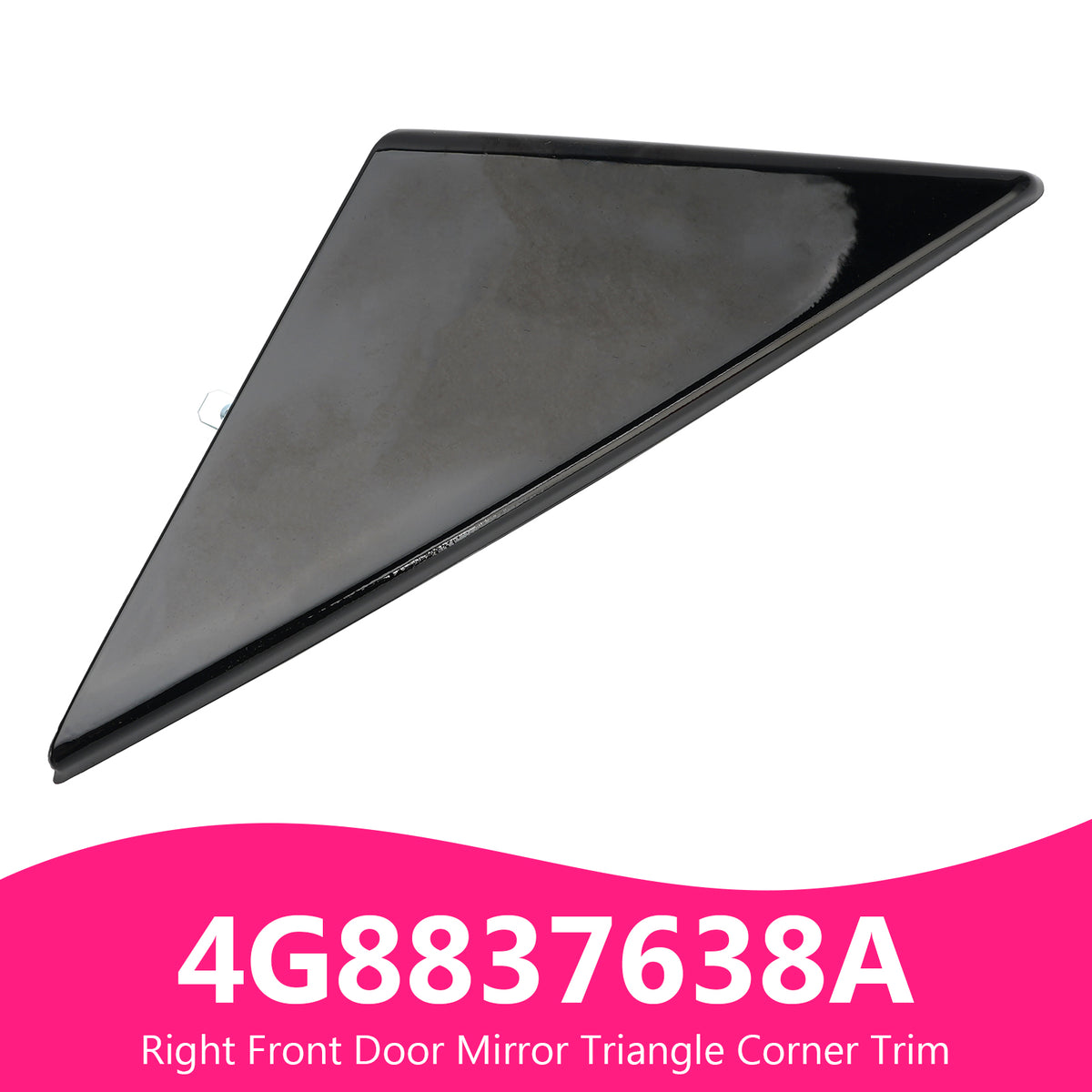 Espejo retrovisor triangular puerta delantera derecha para Audi A7 2011-2018 4G8837638A