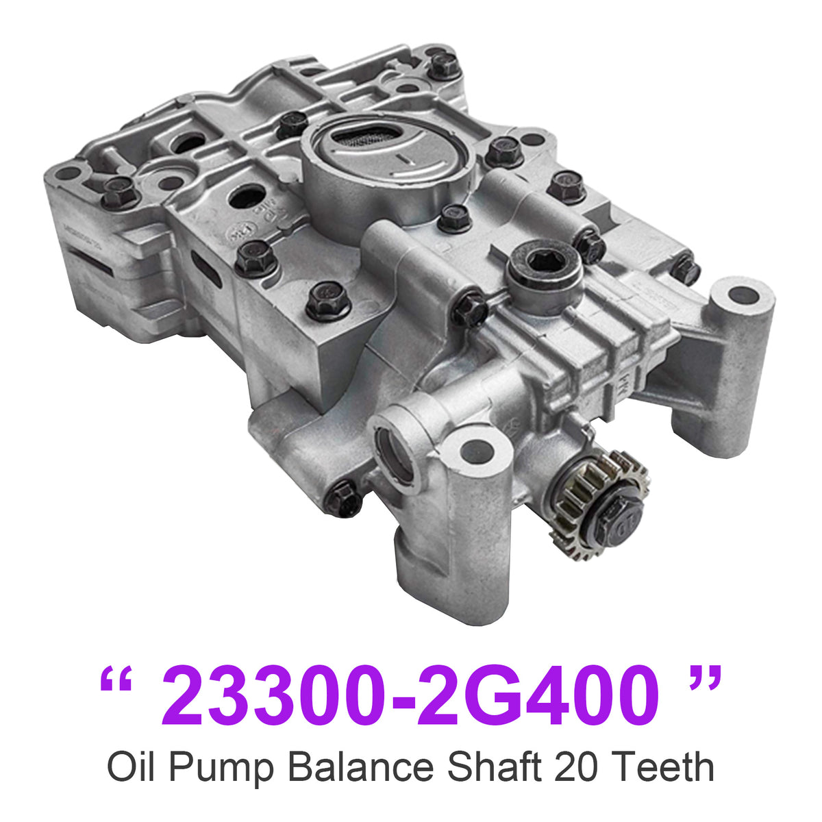Eje de equilibrio de bomba de aceite 20 dientes 23300-2G400 para Sportage Optima 2.0L 2.4L