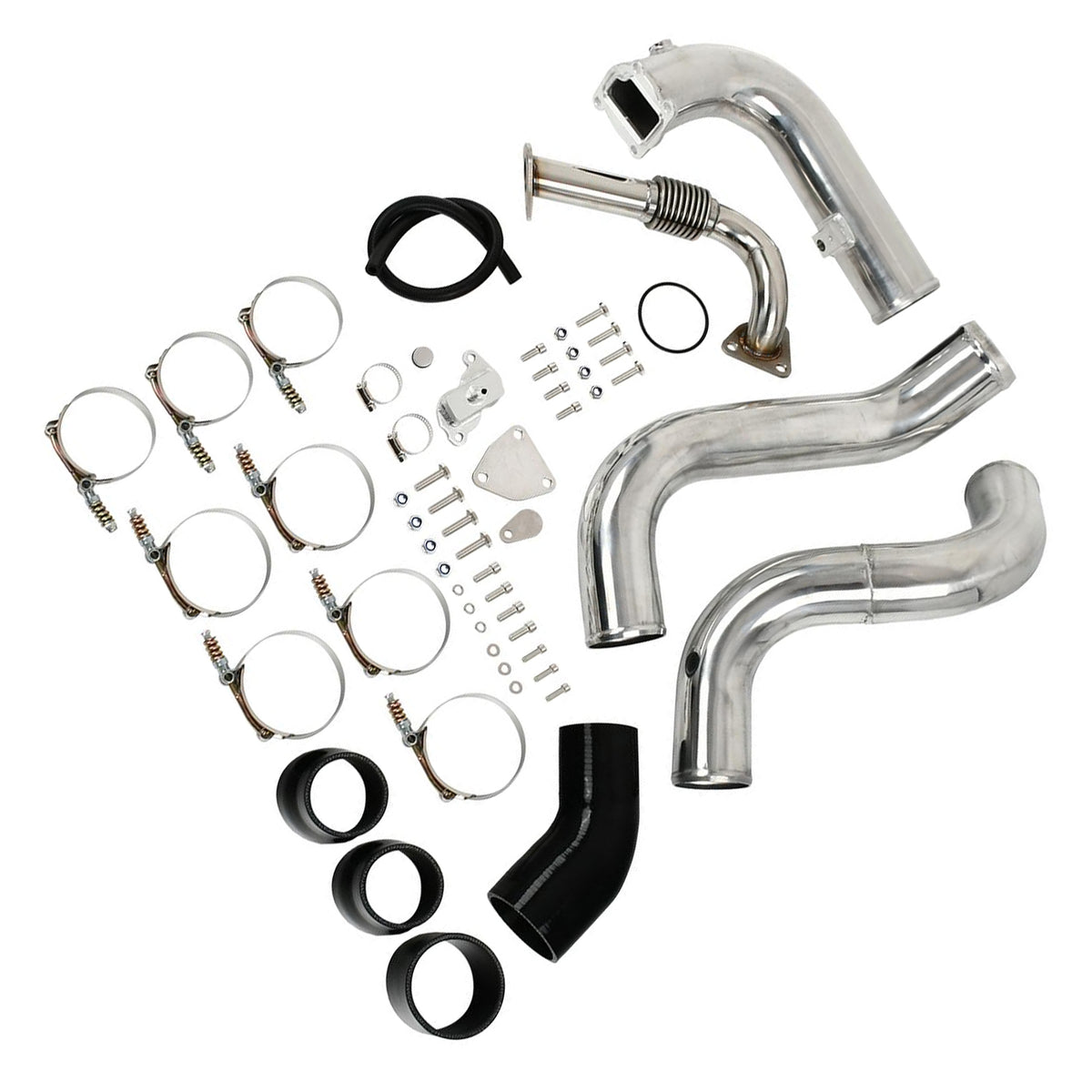 Diesel-AGR-Löschsatz und Ladeluftkühler-Hot-Side-UP-Rohr für Nissan Titan 5.0L 16-19