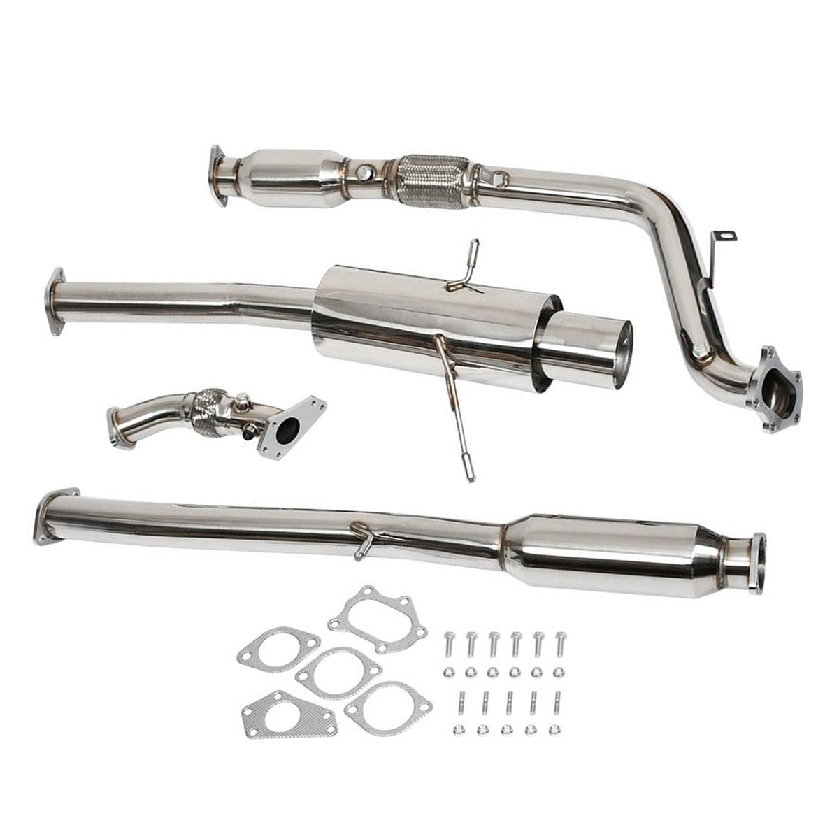 Échappement Catback 3" Embout 4.5" pour Subaru Impreza WRX STI GD EJ205 02-07
