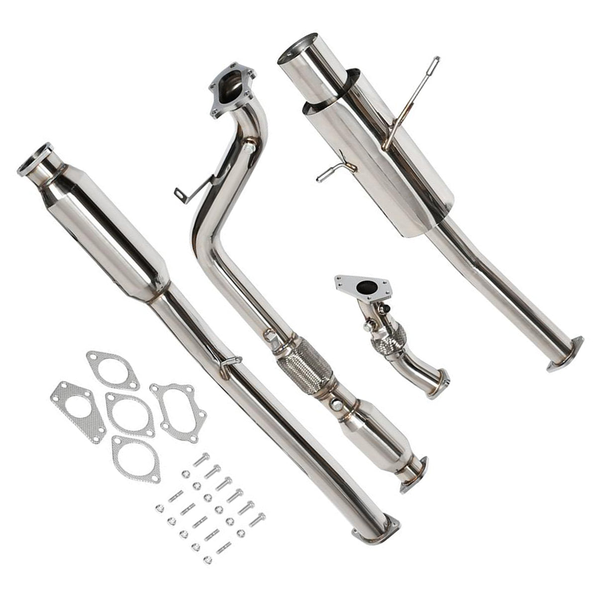 Échappement Catback 3" Embout 4.5" pour Subaru Impreza WRX STI GD EJ205 02-07