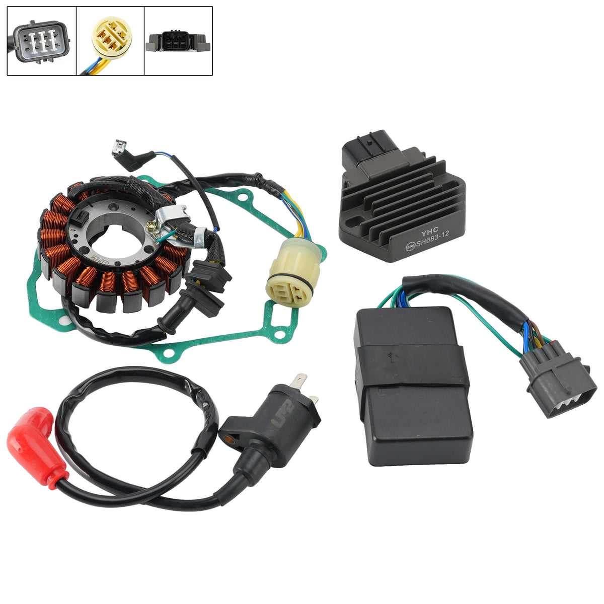 Boitier Allumage Bobine Stator Régulateur pour Honda TRX 350 FM FA TE TM 00-06