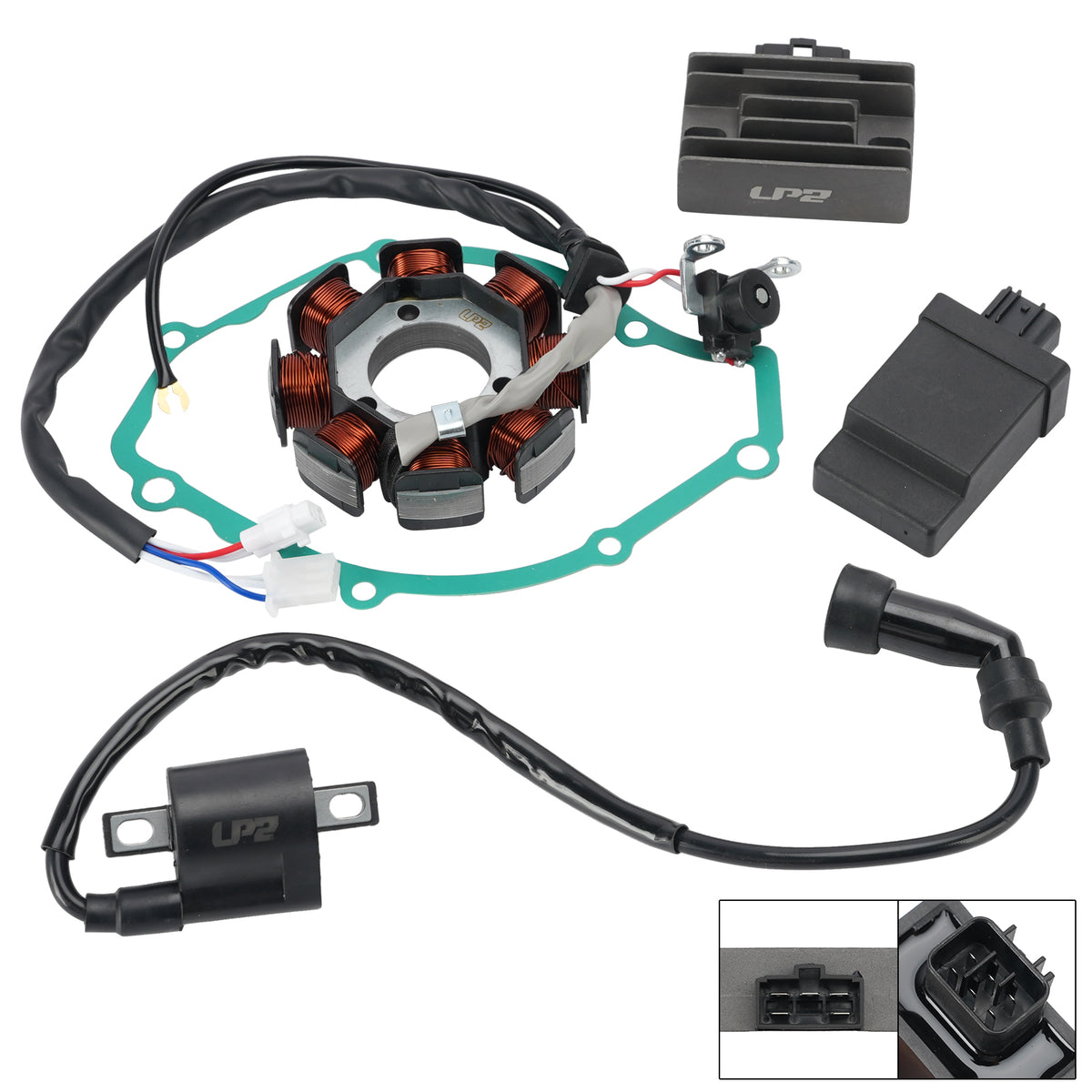 Boitier Allumage Bobine Stator Régulateur pour Yamaha AG 125 XTZ 125 E 2013-2025