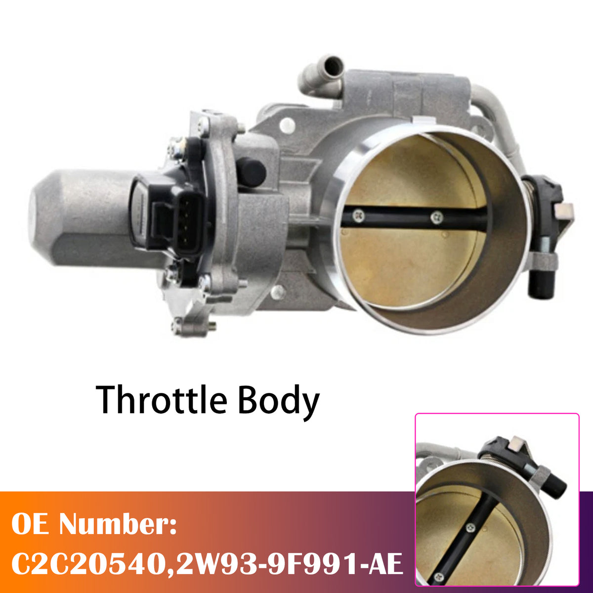 Ohišje dušilne lopute C2C20540 za Jaguar XJ8 2004-2009 S-Type V8 2002-2008