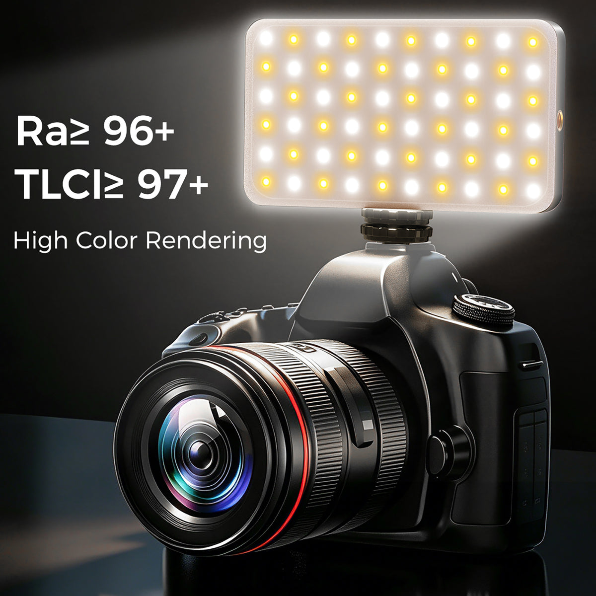 linterna portátil a todo color de luz de relleno de luz de vídeo LED iRealX4 RGB