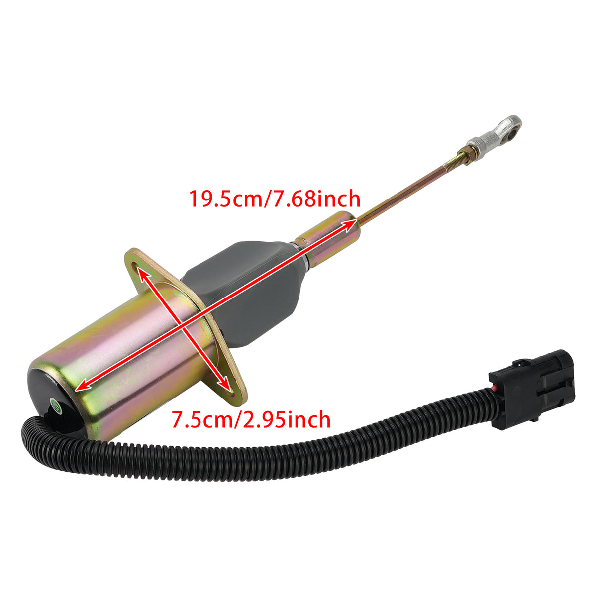 3934174 SA-4697-12 RE53559 Solenoide de cierre de combustible para Cummins 5,9 L 12 V