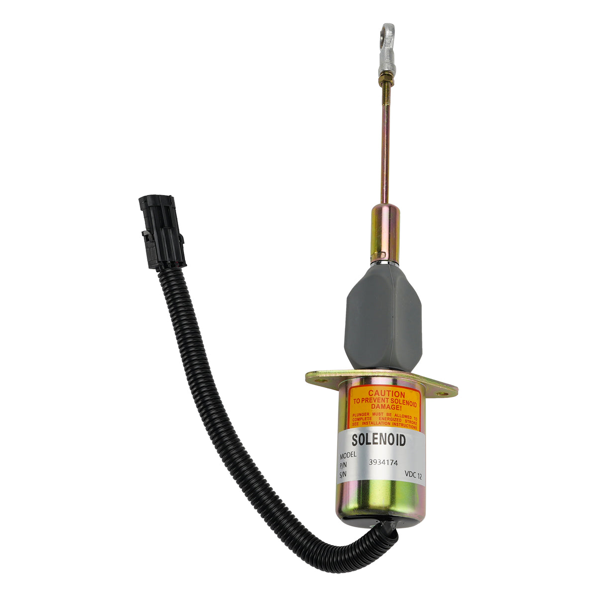 3934174 SA-4697-12 RE53559 Solenoide de cierre de combustible para Cummins 5,9 L 12 V
