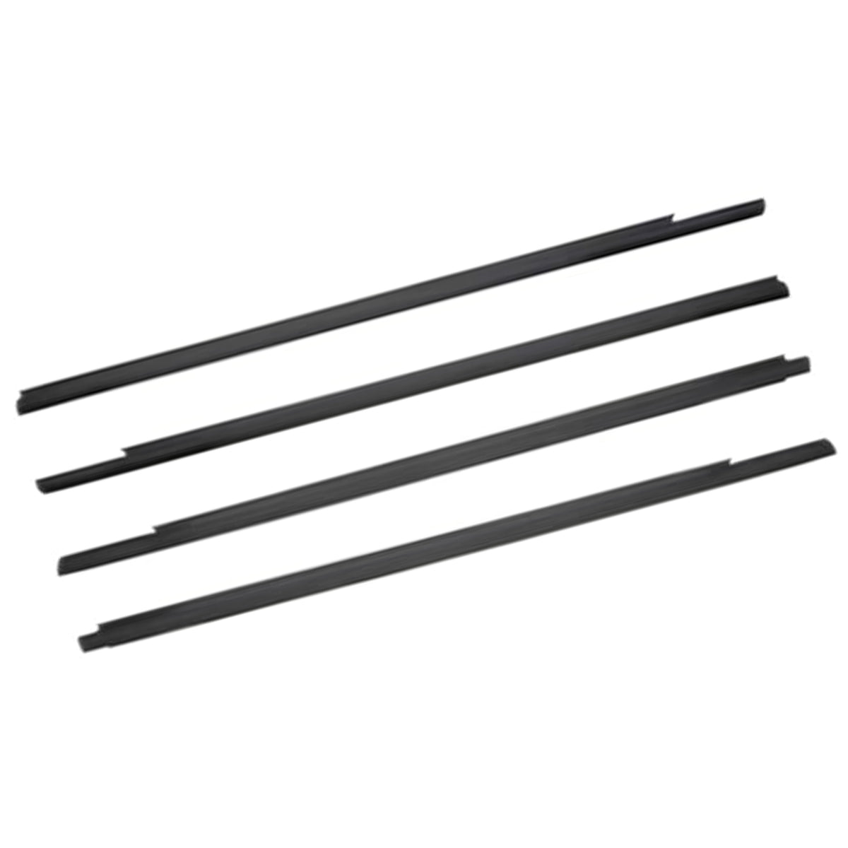 4PCS Joint de vitre de fenêtre Pour Peugeot 301 9802280780 Noir