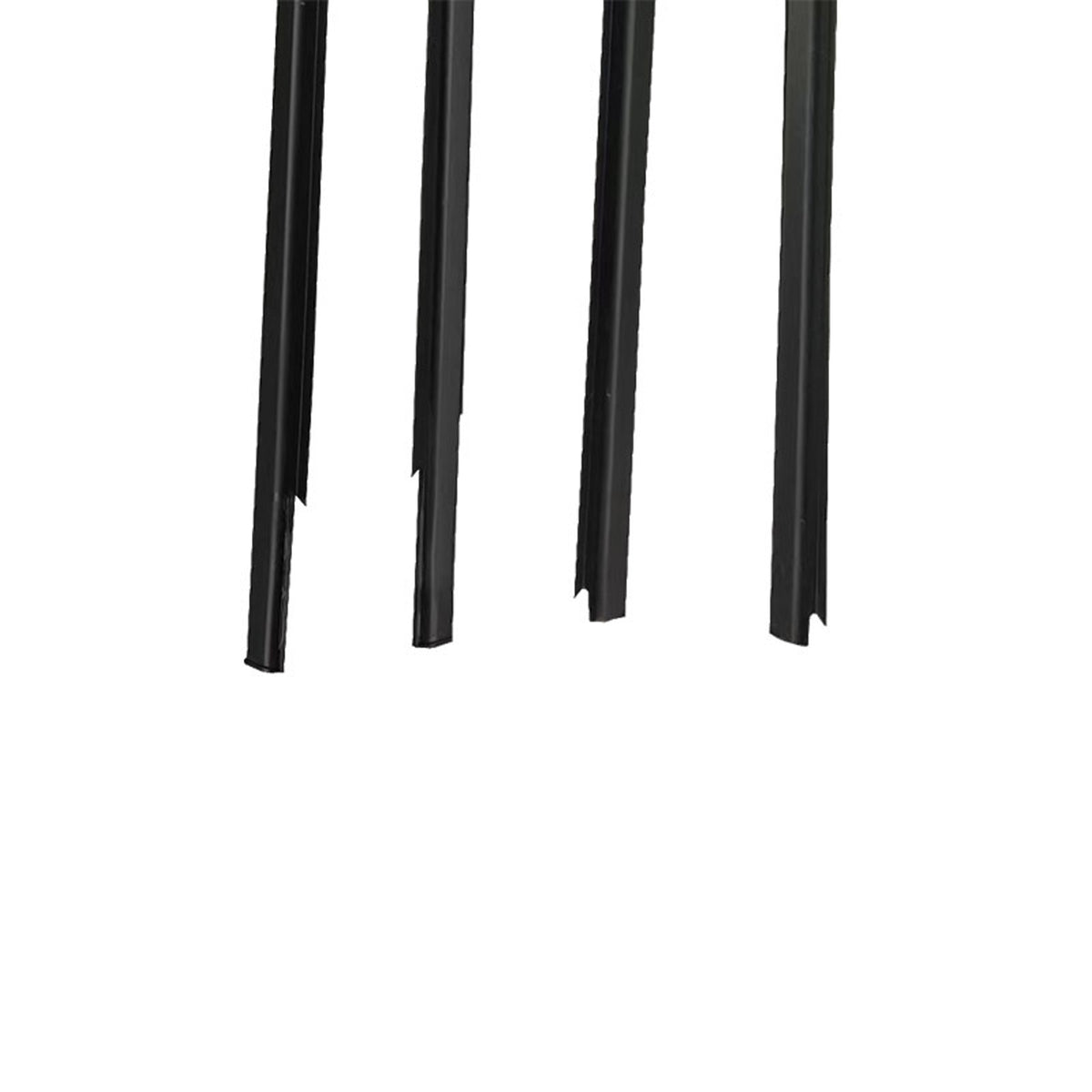 4PCS Joint de vitre de fenêtre Pour Peugeot 301 9802280780 Noir