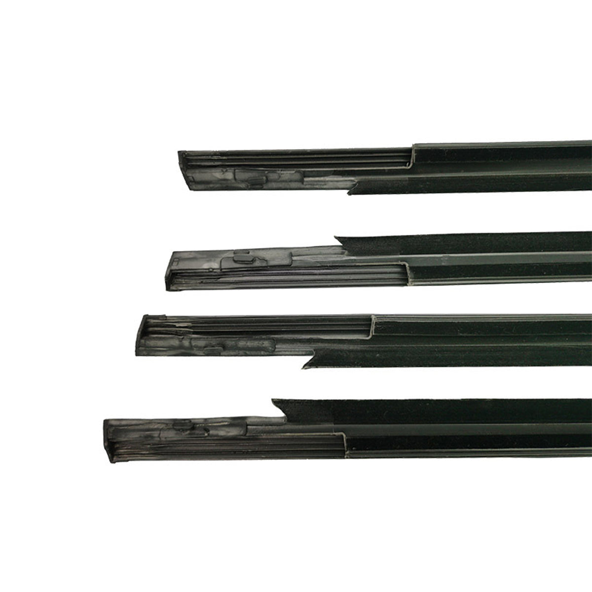 4PCS Joint de vitre de fenêtre Pour Peugeot 301 9802280780 Noir